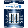 Alkalické baterie AAA / LR03 everActive Pro - 4 kusy (blistr)