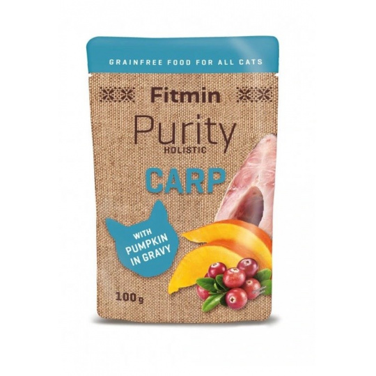 FITMIN Purity Carp - mokré krmivo pro kočky - 100g