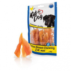 KIDDOG kuřecí prsa na buvolí tyčince mini 9 cm 80 g KIDDOG kuřecí prsa na buvolí tyčince mini 9 cm 80 g