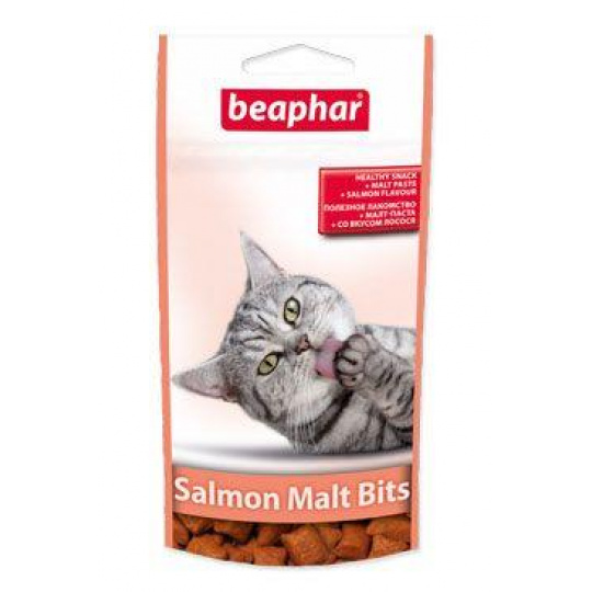 Beaphar pochoutka Malt Bits losos 35g
