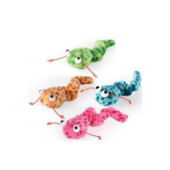 Hračka kočka Červík vibrující 17cm Hračka kočka Červík vibrující 17cm