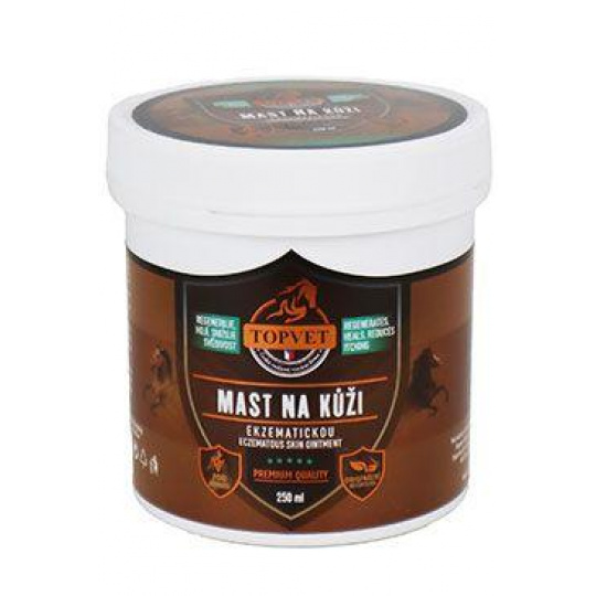 Mast na ekzematickou kůži pro koně TOPVET 250ml