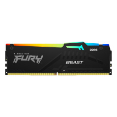 Kingston Technology FURY Beast RGB paměťový modul 32 GB 1 x 32 GB DDR5 5600 MHz Kingston Technology FURY Beast RGB paměťový modul 32 GB 1 x 32 GB DDR5 5600 MHz