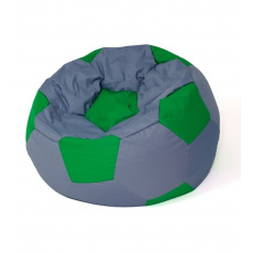 Sako taška pouffe Ball šedozelená XL 120 cm