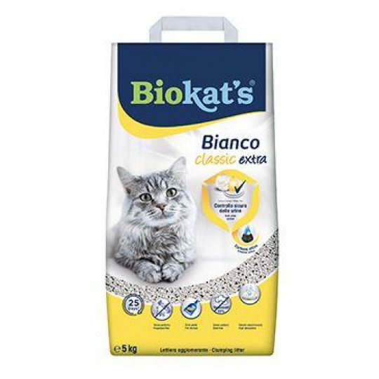 Podestýlka Biokat's Bianco Classic Extra 5kg