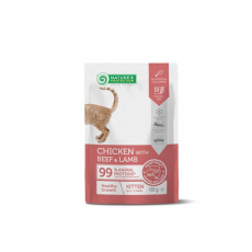Natures P KAPSICKY cat kitten chicken & beef & lamb 22 x 100 g Natures P KAPSICKY cat kitten chicken & beef & lamb 22 x 100 g