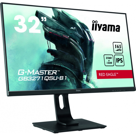 iiyama G-MASTER GB3271QSU-B1 počítačový monitor 80 cm (31.5") 2560 x 1440 px Wide Quad HD LED Černá