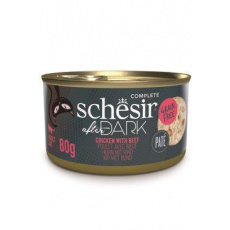 Schesir Cat konz. After Dark Paté kuře/hovězí 80g Schesir Cat konz. After Dark Paté kuře/hovězí 80g