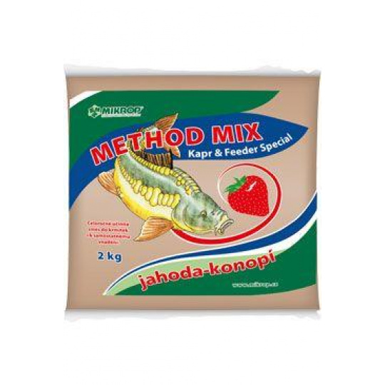Mikrop Method mix pro ryby jahoda - konopí 2kg