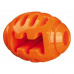 Soft Strong rugby míč TPR termoplastová guma 10 cm, oranžový - DOPRODEJ
