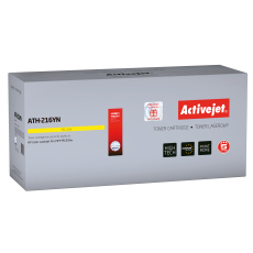 Activejet ATH-216YN toner pro tiskárny HP, Náhradní toner HP 216A W2412A; Supreme; 850 stran; žlutý, s čipem