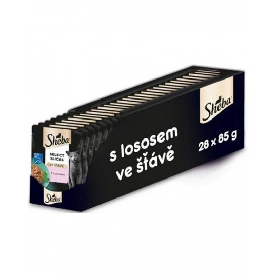 Mars SHEBA kapsička s Lososom v šťave 28 x 85 g Mars SHEBA kapsička s Lososom v šťave 28 x 85 g