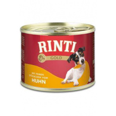 Rinti Dog Gold konzerva kuře 185g Rinti Dog Gold konzerva kuře 185g