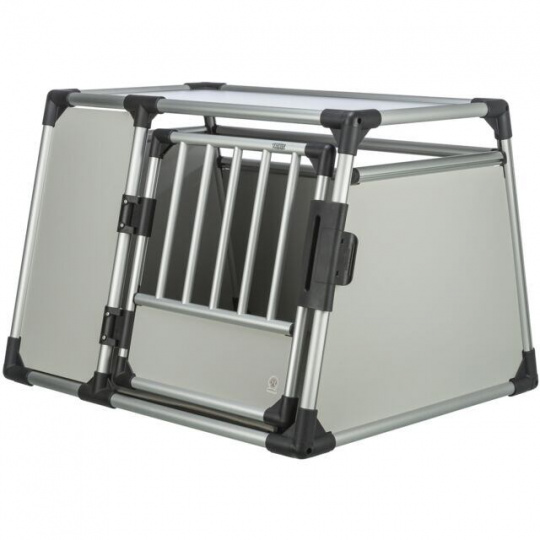 Transportní klec - hliníkový rám, pevné panely 93 x 64 x 81 cm, nosnost 40 kg