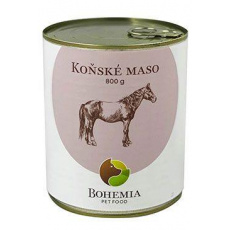 BOHEMIA MASO Koňské ve vlastní šťávě 800g BOHEMIA MASO Koňské ve vlastní šťávě 800g