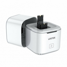 UNITEK SyncStation Marshmallow M.2 USB 3.2 Gen 2 (3.1 Gen 2) Type-C Bílá