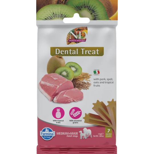 Pamlsok Farmina ND Tropical Selection Pork Adult medium & maxi 100g