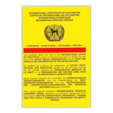 Očkovací průkaz pes MSD mezinárodní 1ks