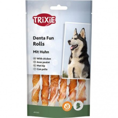 DentaFun tyčinka svázaná kuřecím masem 6 ks, 12 cm/70 g DentaFun tyčinka svázaná kuřecím masem 6 ks, 12 cm/70 g