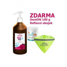 VITAR ArtiVit Sirup 1000ml+DentON100g+ reflexní obojek VITAR ArtiVit Sirup 1000ml+DentON100g+ reflexní obojek