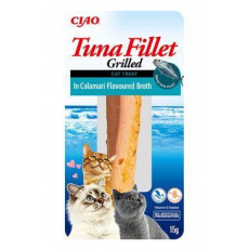 Churu Cat Tuna Fillet in Calamari Flavoured Broth 15g Churu Cat Tuna Fillet in Calamari Flavoured Broth 15g