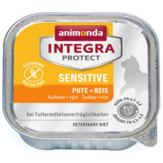 ANIMONDA Integra Protect Sensitive Turkey with rice - mokré krmivo pro kočky - 100g