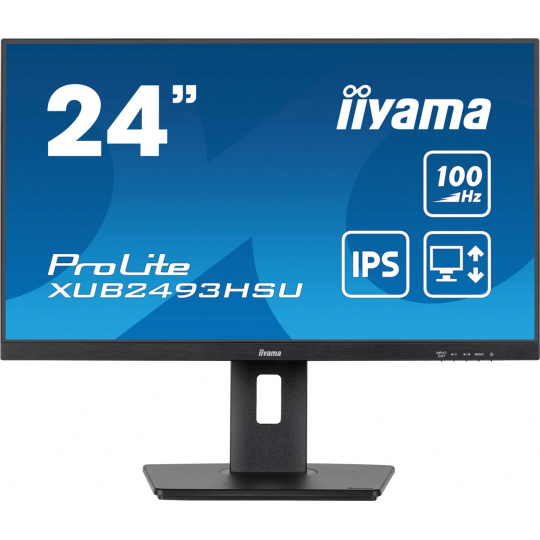 iiyama ProLite počítačový monitor 60,5 cm (23.8") 1920 x 1080 px Full HD LED Černá