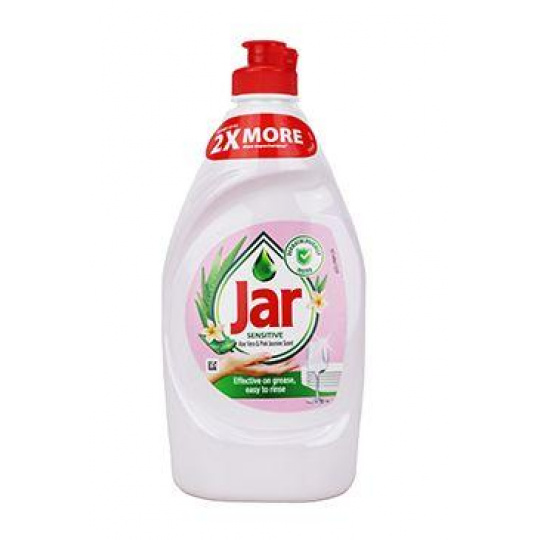 Saponát na nádobí Jar Sensitive Aloe/Pink Jasmine450ml