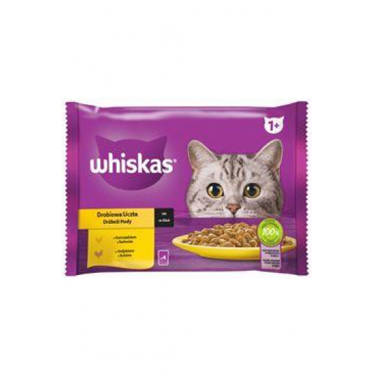 Whiskas kapsa Core drůbeží ve šťávě 4x85g