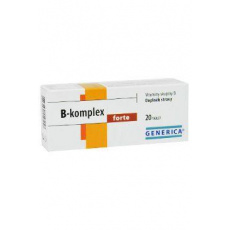 Vitamin B-komplex Forte Generica 20tbl Vitamin B-komplex Forte Generica 20tbl