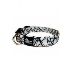 Obojek DINOFASHION Black and White softshell 45/3cm Obojek DINOFASHION Black and White softshell 45/3cm