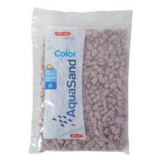 Akvarijní štěrk Color EKAI růžový 1kg Zolux Akvarijní štěrk Color EKAI růžový 1kg Zolux