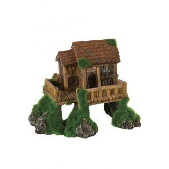 Akvarijní dekorace KIPOUSS chata S Zolux