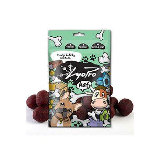 Lyopro Dog poch. sušené Hovězí kuličky 70g
