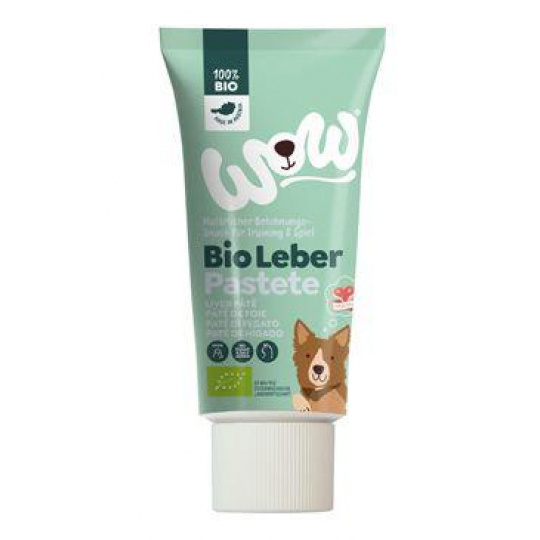 WOW Dog poch. Bio Játrová pasta 80g