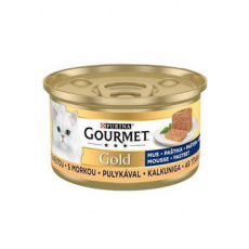 Gourmet Gold konz. kočka pašt. jemná krůta 85g Gourmet Gold konz. kočka pašt. jemná krůta 85g
