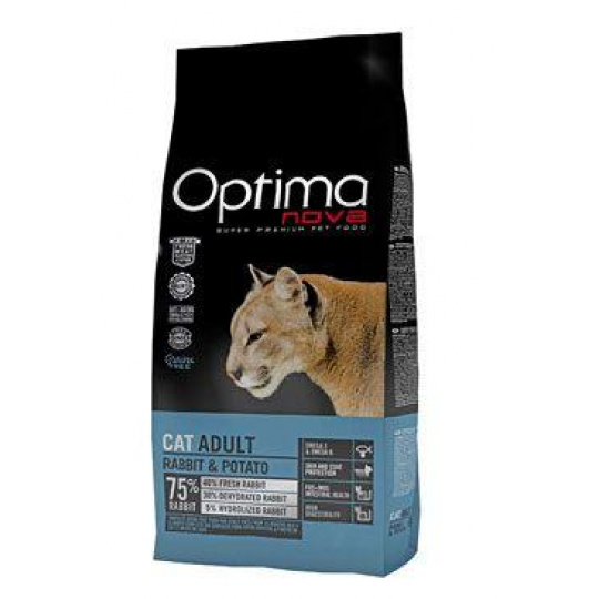 Optima Nova Cat GF Adult Rabbit&Potato 8kg Optima Nova Cat GF Adult Rabbit&Potato 8kg