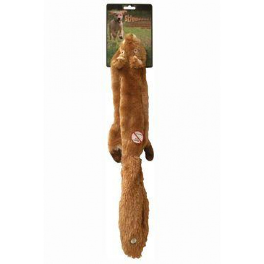 Zabawka dla psa Wiewiórka piszcząca 38cm Skinneeez