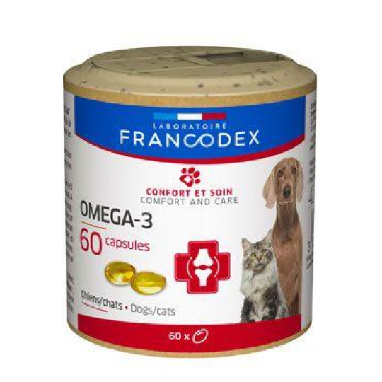 Francodex Omega 3 Capsules pes, kočka 60tbl Francodex Omega 3 Capsules pes, kočka 60tbl
