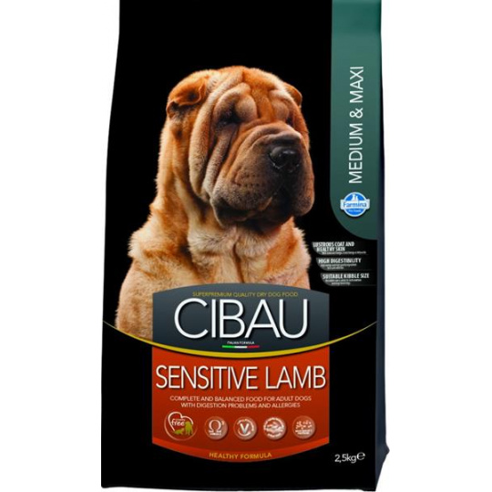 CIBAU dog adult medium & maxi, sensitive lamb 2,5 kg CIBAU dog adult medium & maxi, sensitive lamb 2,5 kg