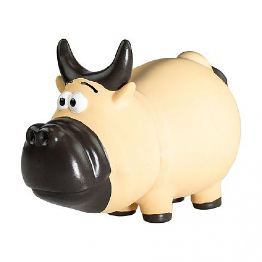 Býček se zvukem latex 14 cm, HipHop Dog