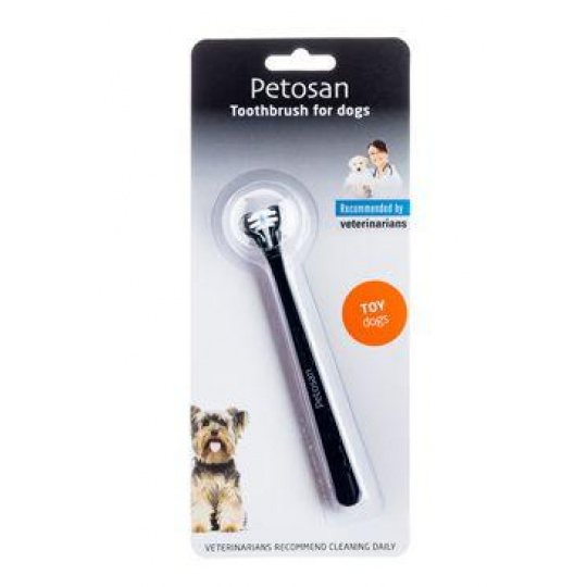 Petosan zubní kartáček dvouhlavý pro psy Toy Dog Petosan zubní kartáček dvouhlavý pro psy Toy Dog
