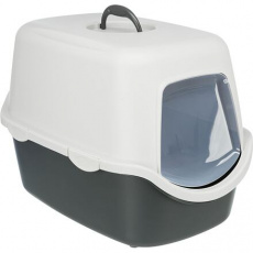 WC VICO kryté s dvířky, bez filtru 56 x 40x 40cm, světlešedá/tmavošedá WC VICO kryté s dvířky, bez filtru 56 x 40x 40cm, světlešedá/tmavošedá