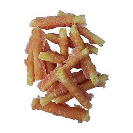 Pochúťka Ryžová trubička s kuracím mäsom 250g/30ks