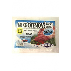 Sáček mikroténový - 50 ks 20x30cm blok Sáček mikroténový - 50 ks 20x30cm blok