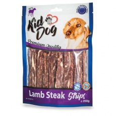 KIDDOG jehněčí steak v proužku 12/0,8 cm 250 g KIDDOG jehněčí steak v proužku 12/0,8 cm 250 g