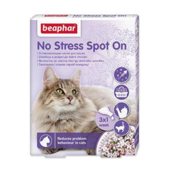 Beaphar No Stress Spot-on pro kočky 3x0,4ml