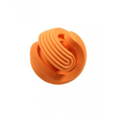 Hračka EBI+ Crack me up - lopta s dávkovačom pamlskov oranžová 8,5x8,5x8,5cm