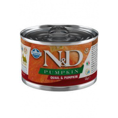 N&D DOG PUMPKIN Adult Quail & Pumpkin Mini 140g N&D DOG PUMPKIN Adult Quail & Pumpkin Mini 140g