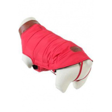 Obleček prošívaná bunda pro psy LONDON červená 30cm Zo Obleček prošívaná bunda pro psy LONDON červená 30cm Zo